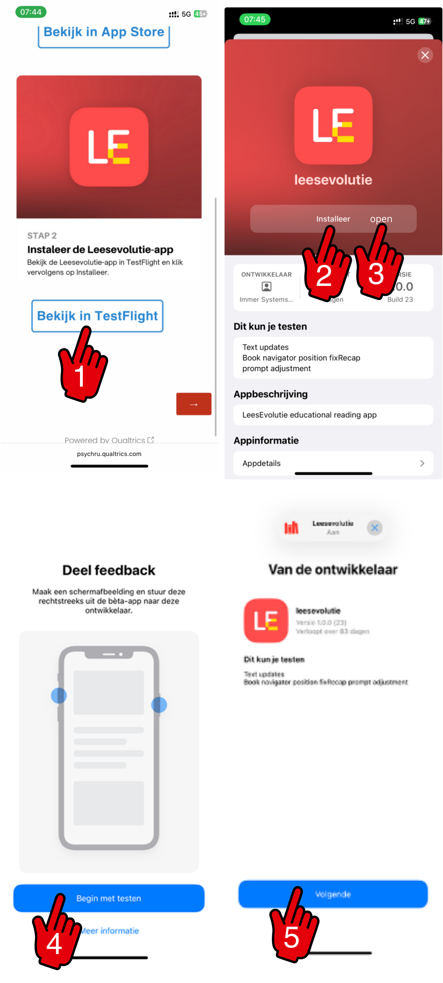 Aanvullende instructies voor TestFlight